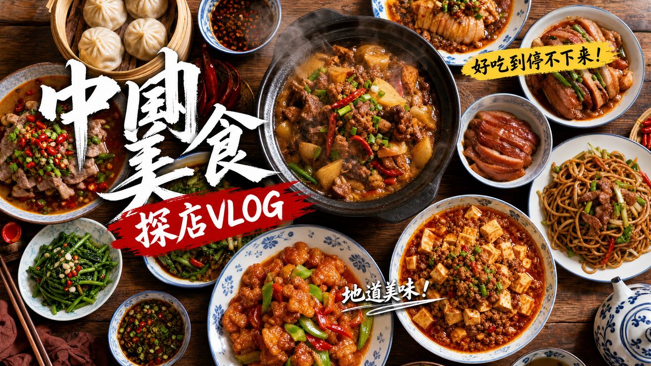 91 【91】中国美食探店视频：地道美味好吃到停不下来！